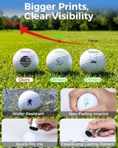 Golf Ball Stamp Personalized - Image 2
