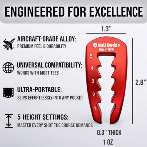 HeightRight Adjustable Golf Tee Height Tool - Image 6