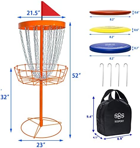 TARUMG 24-Chains Disc Golf Basket - Image 3
