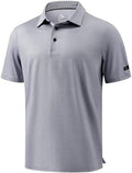 Obla Men's Golf Shirt Short Sleeve Dry Fit Collared Polo Shirts by OBLA