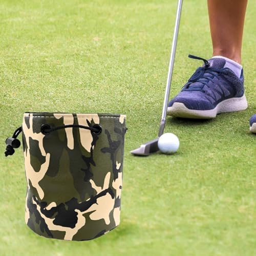 harayaa Golf Ball Bag Golf Equipment Bag Drawstring Pouch Holder Waterproof - Image 2