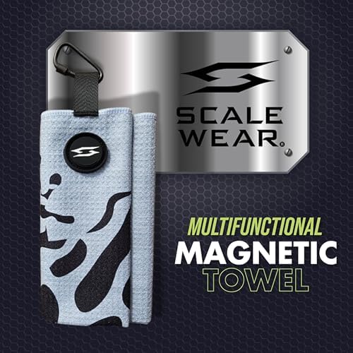 Magnetic Golf Towel 16x24 Waffle Weave - Image 4