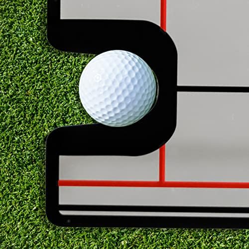 Trademark Innovations Golf Training Aid Golf Practice Putting Mirror Putting - Image 5