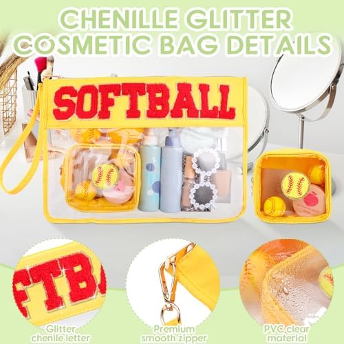 Hillban 2 Pcs Softball Gift Girl Snack Bag Softball Accessories - Image 5