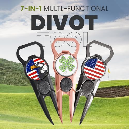 FINGER TEN 7-in-1 Golf Divot Repair Tool - Image 6