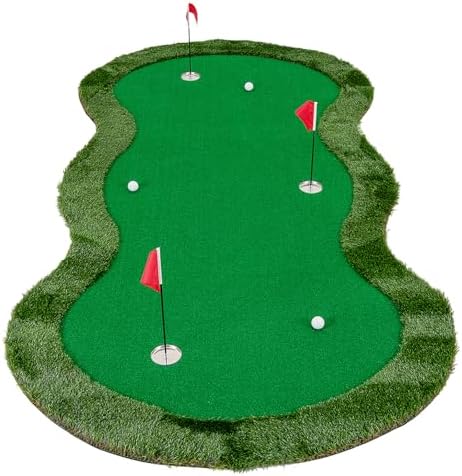 ULTIMATE 10FT Golf Putting Green, Golf Training Mat by ULTIMATE