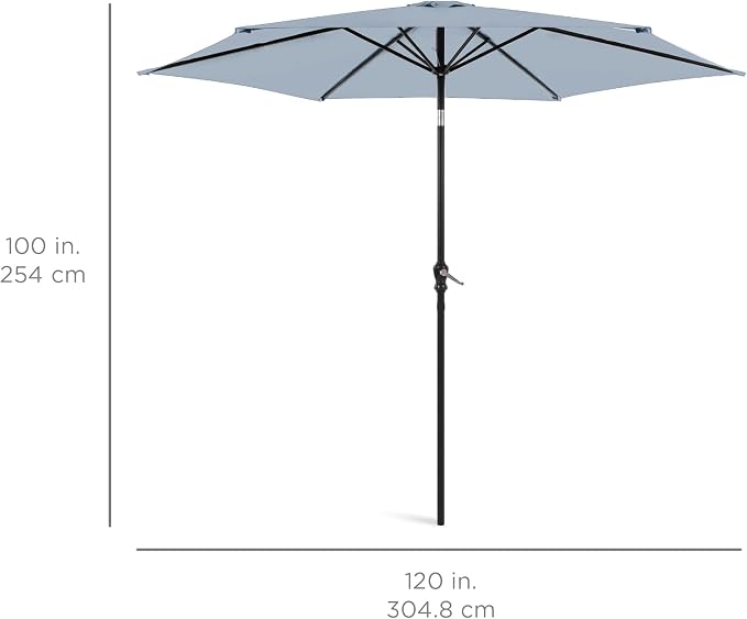Best Choice Products 10ft Outdoor Patio Umbrella, Outdoor Table Umbrella - Image 7