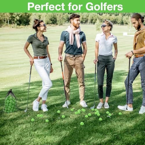 MiniInflat 80 Pcs Practice Golf Balls Plastic 42mm - Image 6