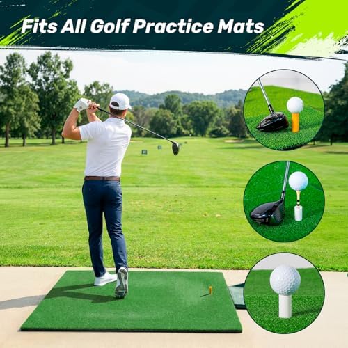 SAPLIZE Golf Mat Tee Set, 5/11 Pack Rubber Tees - Image 5