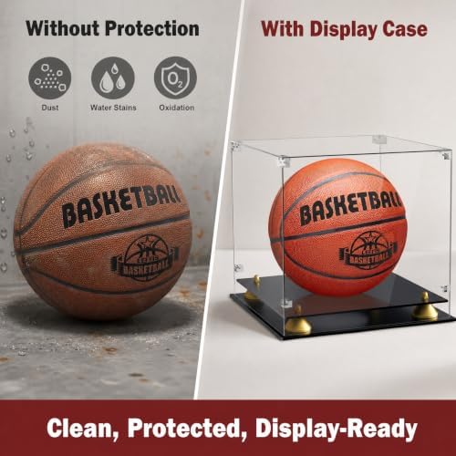 Basketball Display Case UV Protected Acrylic Showcase - Image 6