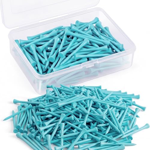 Jenaai 200 Pcs Golf Tees Bamboo Golf Tees by Jenaai