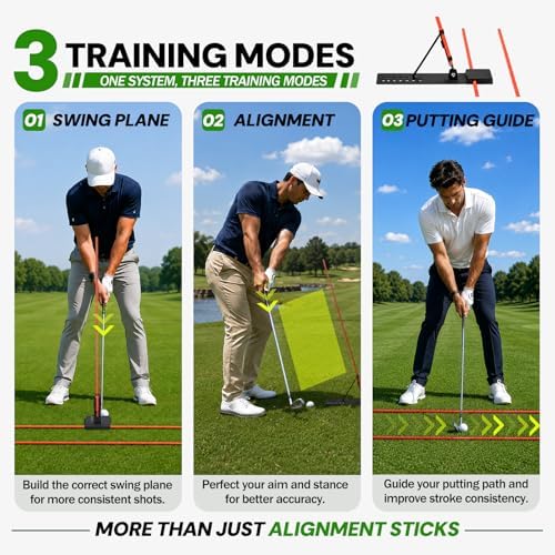 Golf Alignment Sticks Holder – Golf Swing Plane Trainer - Image 5