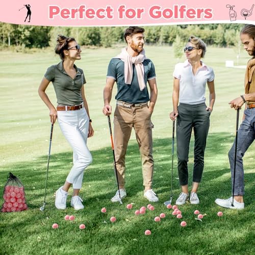 MiniInflat 80 Pcs Practice Golf Balls Plastic 42mm - Image 6
