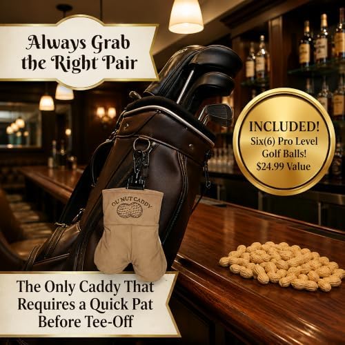 Funny Nut Caddy Blue 69 Golf Ball Holder - Image 4