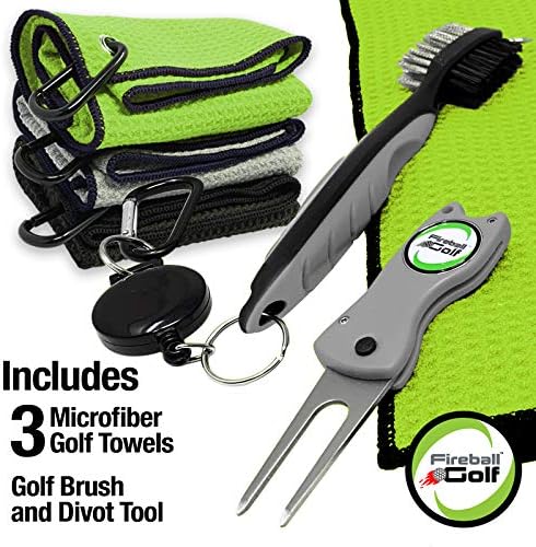 Fireball Golf Towel Gifts and Accessories Set - Image 2
