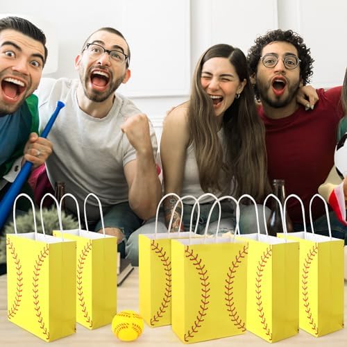 Hxezoc 12 Pieces Softball Gift Bags - Image 5