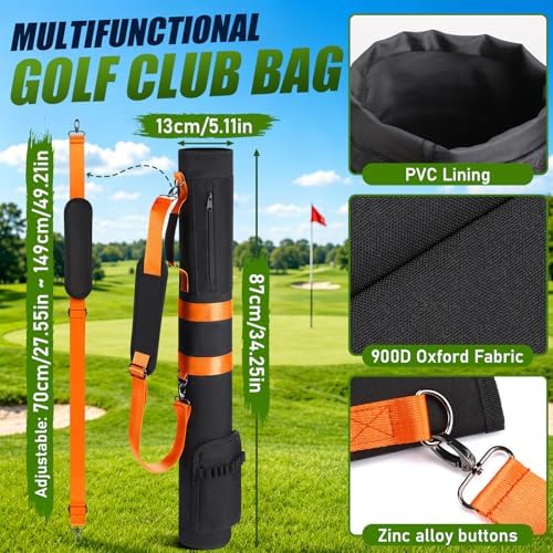 TOBWOLF Golf Carry Bag for Men, 900D Lightweight Bag for 3-6 Clubs - Image 4