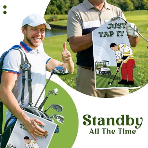 Just Tap It in Funny Golf Towels - Image 6