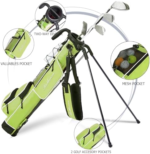 Golf Stand Bag, Lightweight Golf Easy Carry Bag - Image 3