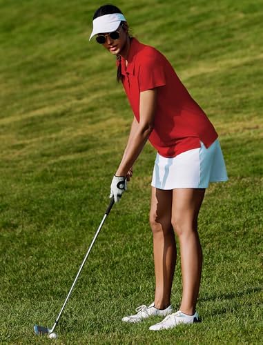 PINSPARK Women's Golf Shirt UPF 50+ Polo Shirts Short Sleeve Tennis Tops - Image 3