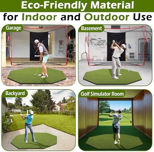 Golf Mat 31mm, 5x4ft/5x5ft Premium Golf Hitting Mat Outdoor Indoor - Image 7