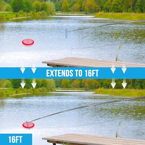 Disc Golf Retriever Pole 16 Feet, Telescopic Discs Retriever Golf Gifts - Image 6