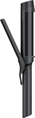 GLAMPALM Curling Iron 1 1/4" - Long Barrel Ceramic Hair Curler for Women, Korea's No.1 Salon Hot Tool, 5 Temps & 30s Heat-up, 3D Swivel Cord & Dual Voltage, Black (GP628)