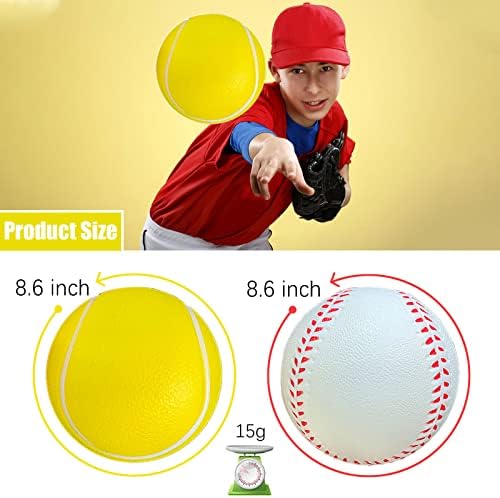GKK Foam Baseballs 12 Pack Soft Baseballs - Image 2