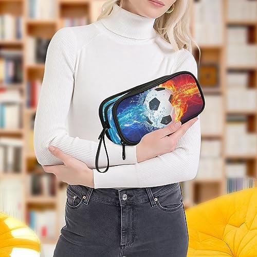 ZAZYXTJ Soccer Ball Pencil Case Large Capacity Pencil Pouch - Image 7