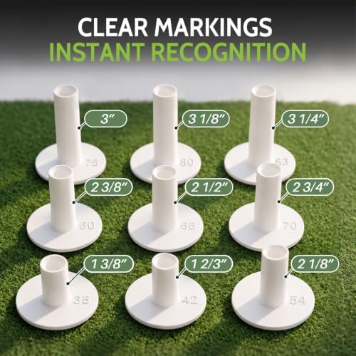 Rubber Golf Tees for Mats, Golf Mat Tees for Driving Range & Indoor Golf - Image 6