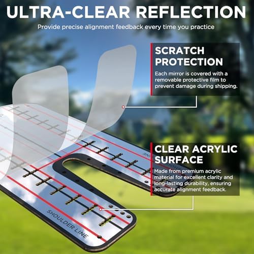KINGTOP Golf Putting Mirrors for Alignment and Stroke Training - Image 6