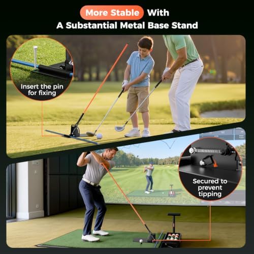 Golf Alignment Sticks Holder, Golf Training Aid - Image 4