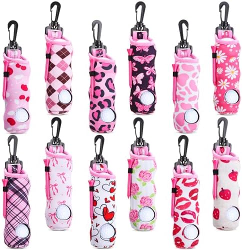 WILLBOND 12 Pcs Golf Ball Pouch, Tee Holder by Willbond+Technology+Limited