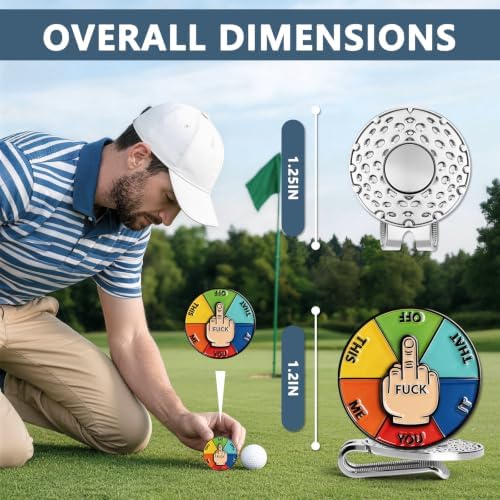 2 Pack Golf Green Reader, Ball Marker - Image 3