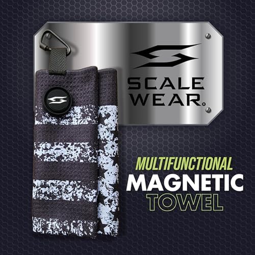 16x24 Magnetic Golf Towel Waffle Weave Ball Marker Included - Image 5