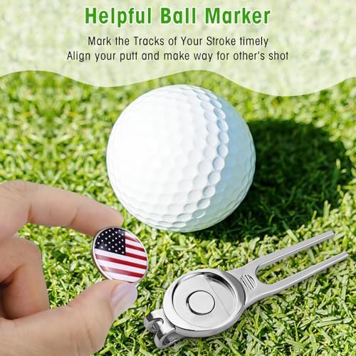 CHIVENIDO Divot Tool Divot Repair Tool, Premium Golf Divot Tool Golf Ball Maker - Image 5