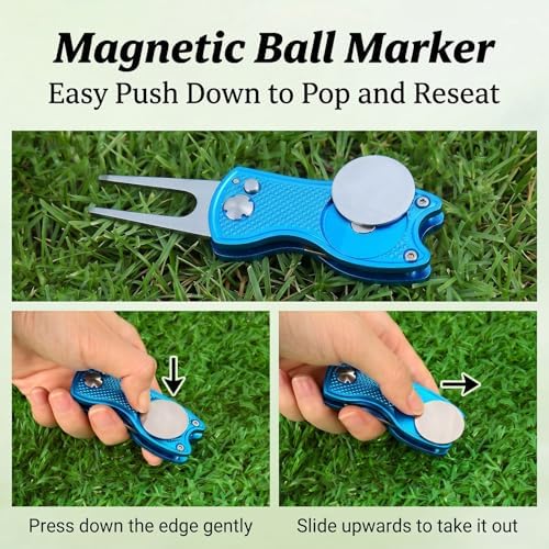 Golf Divot Repair Tool, Foldable Metal Tool - Image 5