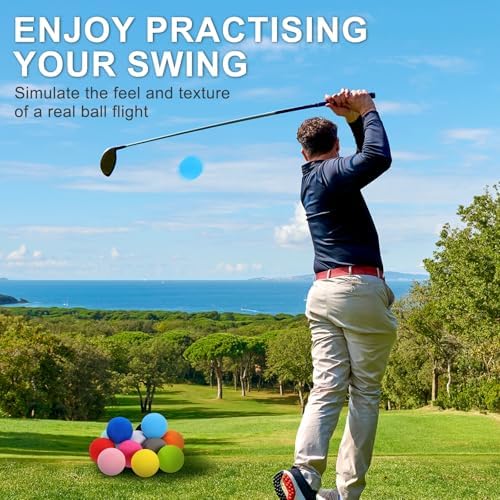 Practice Golf Balls Foam Golf Soft Balls Realistic Feel and Limited - Image 6