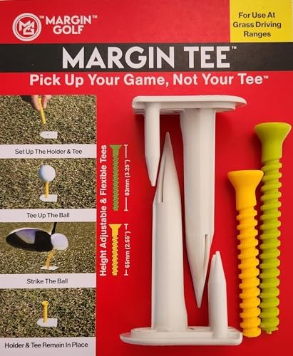 MARGIN Golf Driving Range tee Holder and Flexible Golf tees, by Unknown