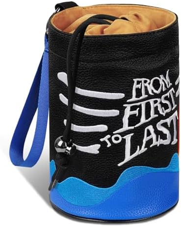 Craftsman Golf Black Blue Rock Style Skull Valuables Bag Pouch - Image 6