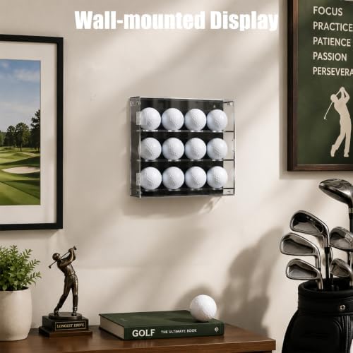 Golf Ball Display Case with Door - Image 7