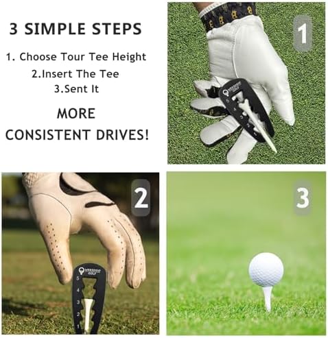 Adjustable Golf Tee Height Tool Outdoor Golf Training Aid Precision Tee Height - Image 2