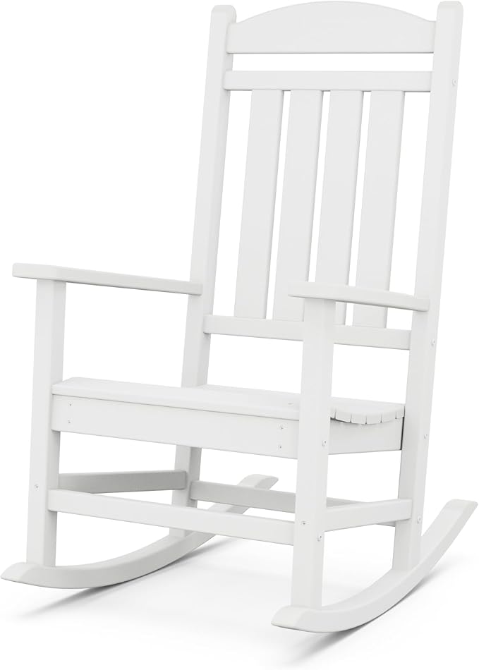 POLYWOOD Presidential Rocking Chair in White by POLYWOOD