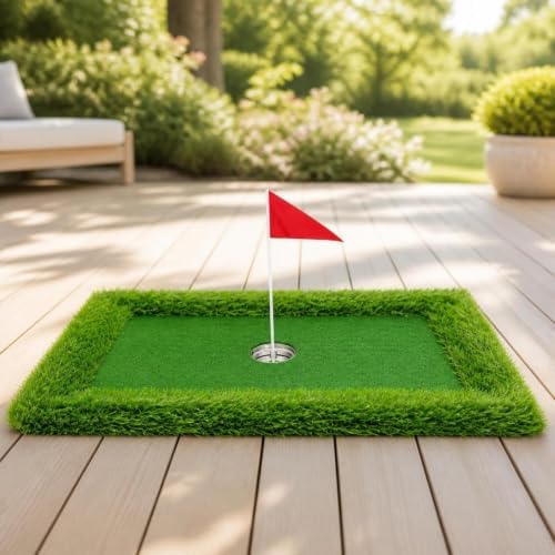 Easy to Set up Water Putting Game | Compact 60 X 90 Cm Size, Golf Mat - Image 6