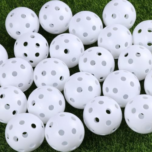 Abaodam 24pcs White Hollow Practice Golf Balls - Image 5