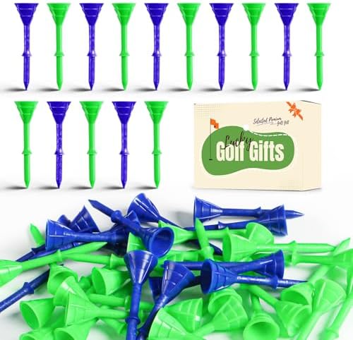 FINGER TEN Unbreakable Golf Tees Plastic 3 1/4 inch 50/100 Pack by FINGERTENSport