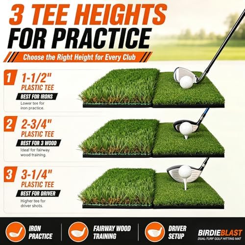 Premium Golf Hitting Mat, 10mm Foam Padding - Image 5