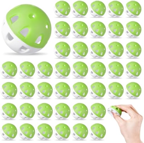Junkin 50 Pack Practice Golf Balls Limited Flight Plastic Impact Golf Balls by Junkin