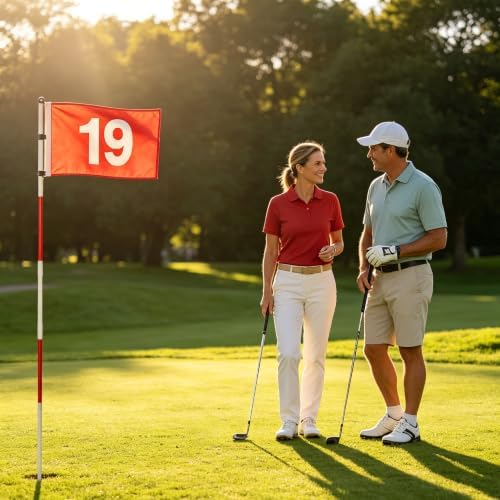 Golf Flagstick 6ft, Portable Putting Green Flag Pole - Image 6