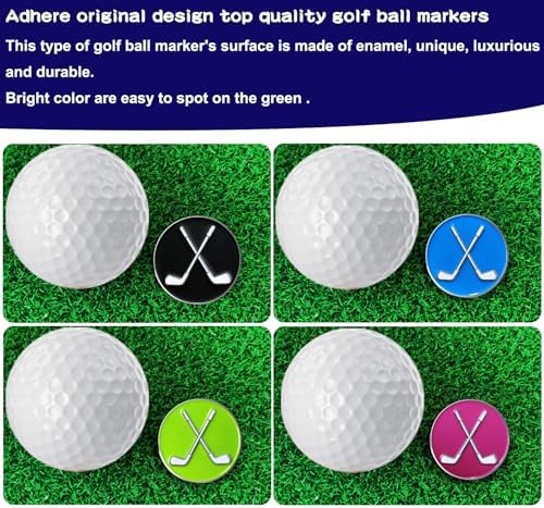 Adhere Golf Ball Markers with Strong Magnetic Hat Clip - Image 4